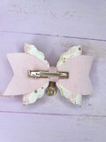 Moon and stars hair bow