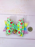 Fruit charm hair bow