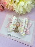 Princess tiara hair bow