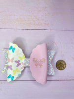 Pastel butterfly bow