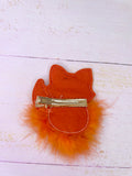 Fox fluffy clip