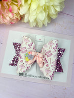 Ballet shoes hair bow