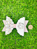Hoppy Easter bunny bow