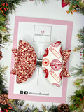 Santas mail hair bow