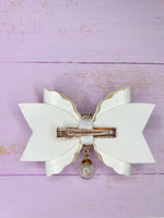 White star charm bow