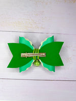 Kiwi charm hair bow