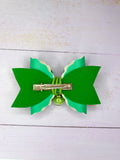 Kiwi charm hair bow