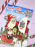Santa tracker hair bow