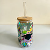 Teacher glass cup
