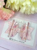 Ballet tiara hair bow