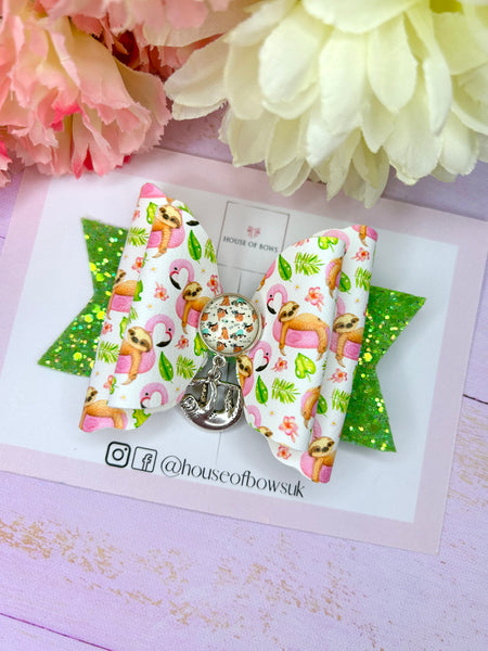 Sloth hair bow