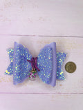 Grape hair bow