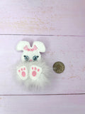 Bunny fluffy clip