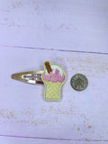 Ice cream snap clip