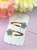 Flower snap clip sets