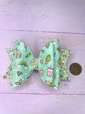 Cupcake hair bow