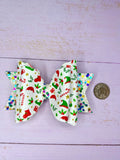 Santa elf hat hair bow