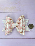 Marshmallow hair bow