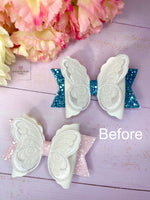 Colour changing butterfly bows