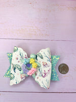 Turtle hair bow