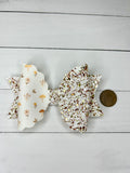 Autumn toadstool hair bow