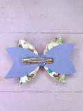 Unicorn charm hair bow