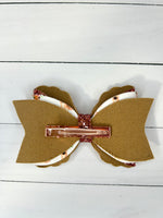 Autumn deer hair bow