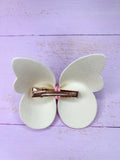 Pink butterfly clip