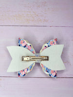 Hot air balloon hair bow