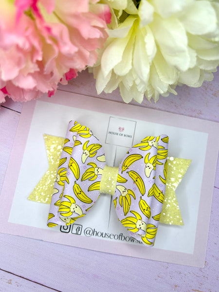 Banana hair bow