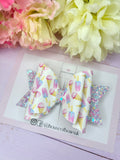 Ice cream hair bow