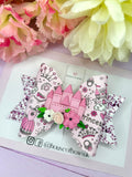Princess castle hair bow