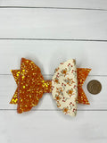 Autumn fox hair bow
