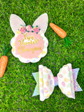 Easter badge and bow
