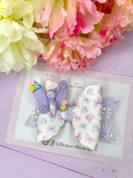 Butterfly hair bow