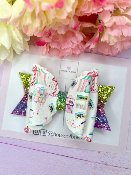 Fun fair hair bow
