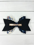 Autumn woodland hair bow
