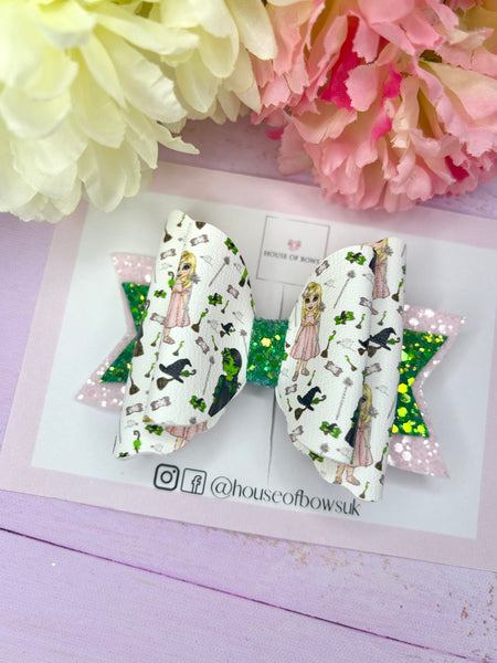 Wicked witch hair bow