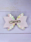 Candy floss hair bow