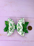 Cactus hair bow