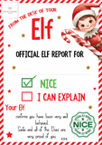 Elf report certificate