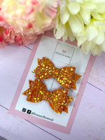 Orange pigtail set