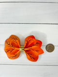 Autumn leaf hair clip