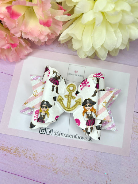 Pirate hair bow