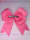 Pink fluffy monster bow*reduced to clear*