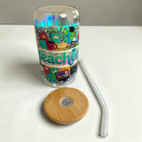 Teacher glass cup