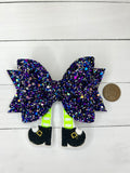 Witch legs hair bow