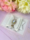 White star charm bow