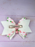 Strawberry hair bow