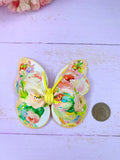 Yellow butterfly clip